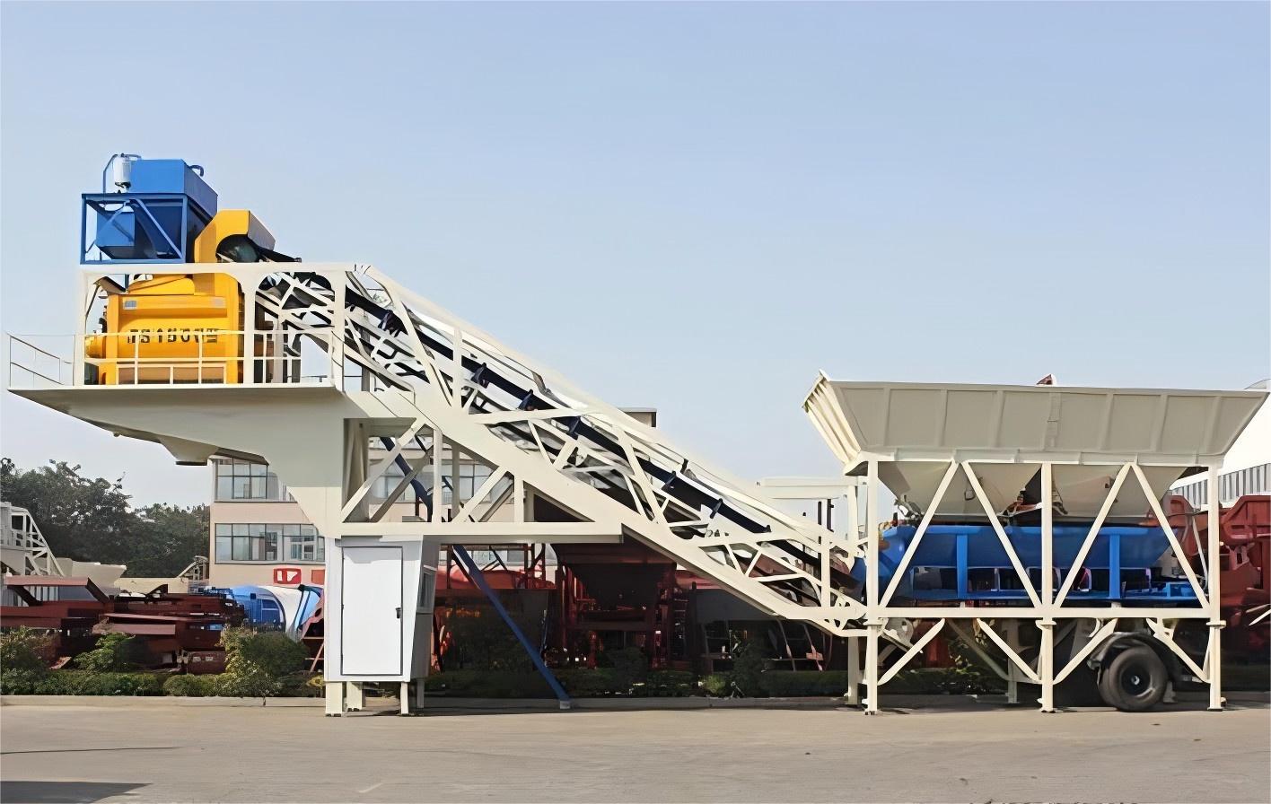 YHZS35 Mobile Concrete Batchxing Plant