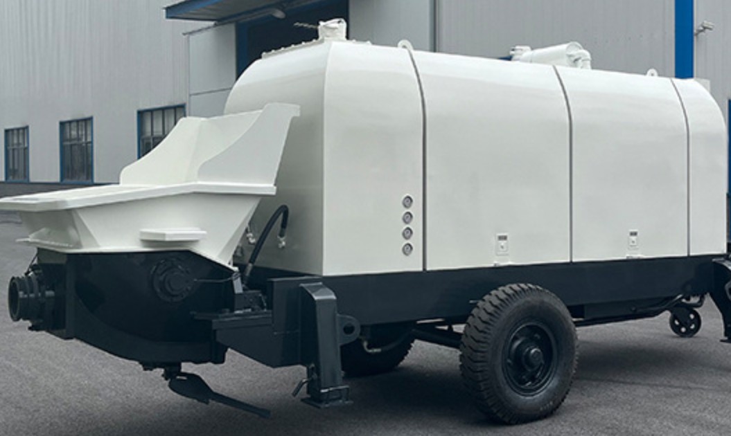 Заводская поставка по хорошей цене новый мини дизельный двигатель электрический портативный прицеп цементный стационарный бетононасос для цемента