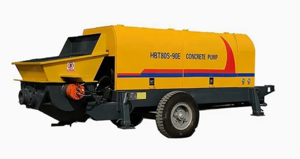 High Pressure Concrete Pump Trailer Pump with Diesel or Electric Engine